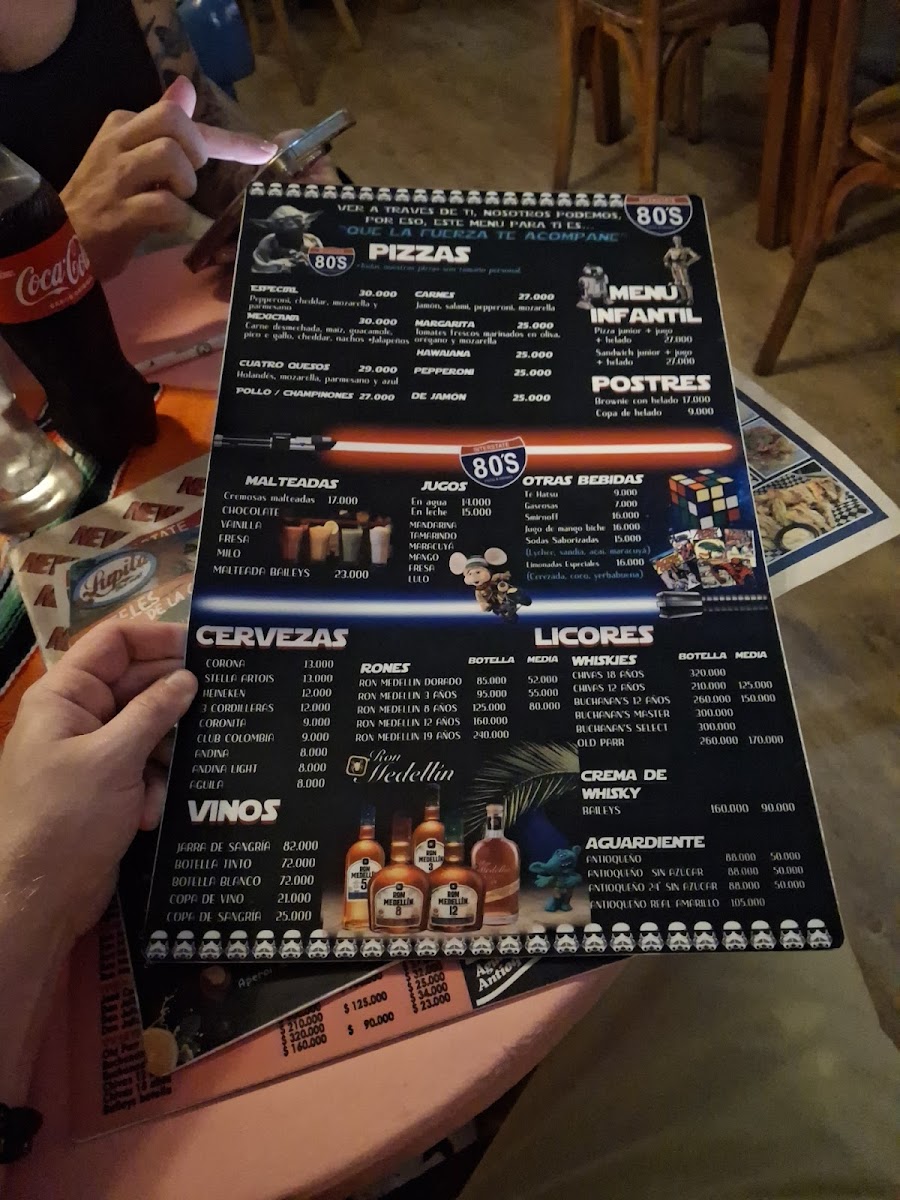 Menu Interstate 80S Food & Drinks-1