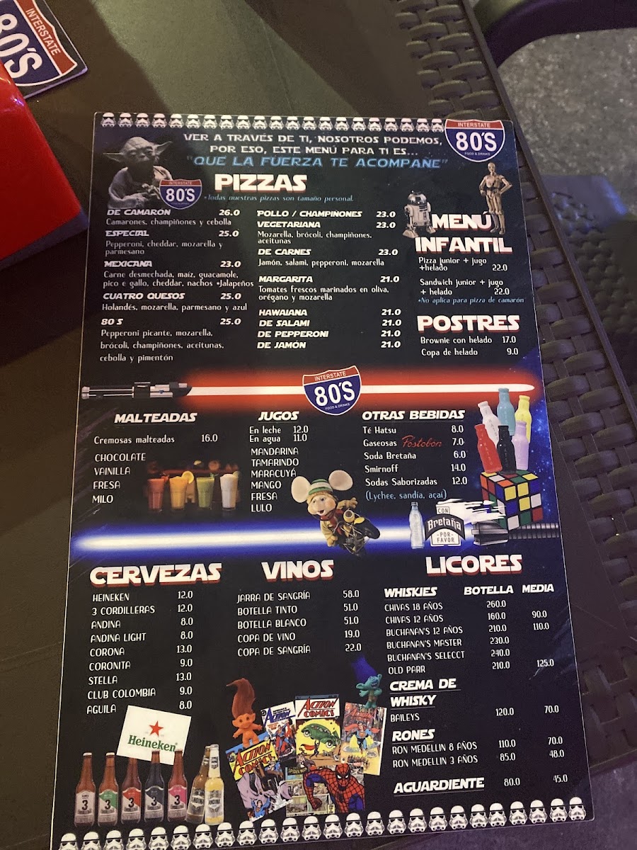 Menu Interstate 80S Food & Drinks-10