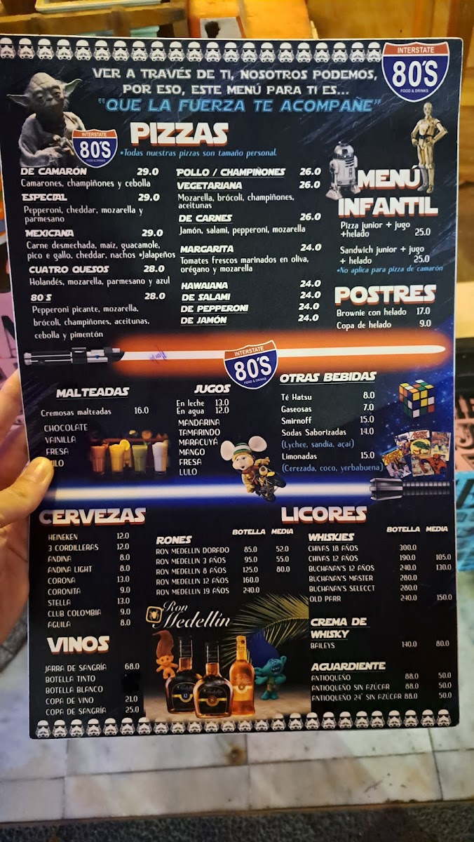 Menu Interstate 80S Food & Drinks-2