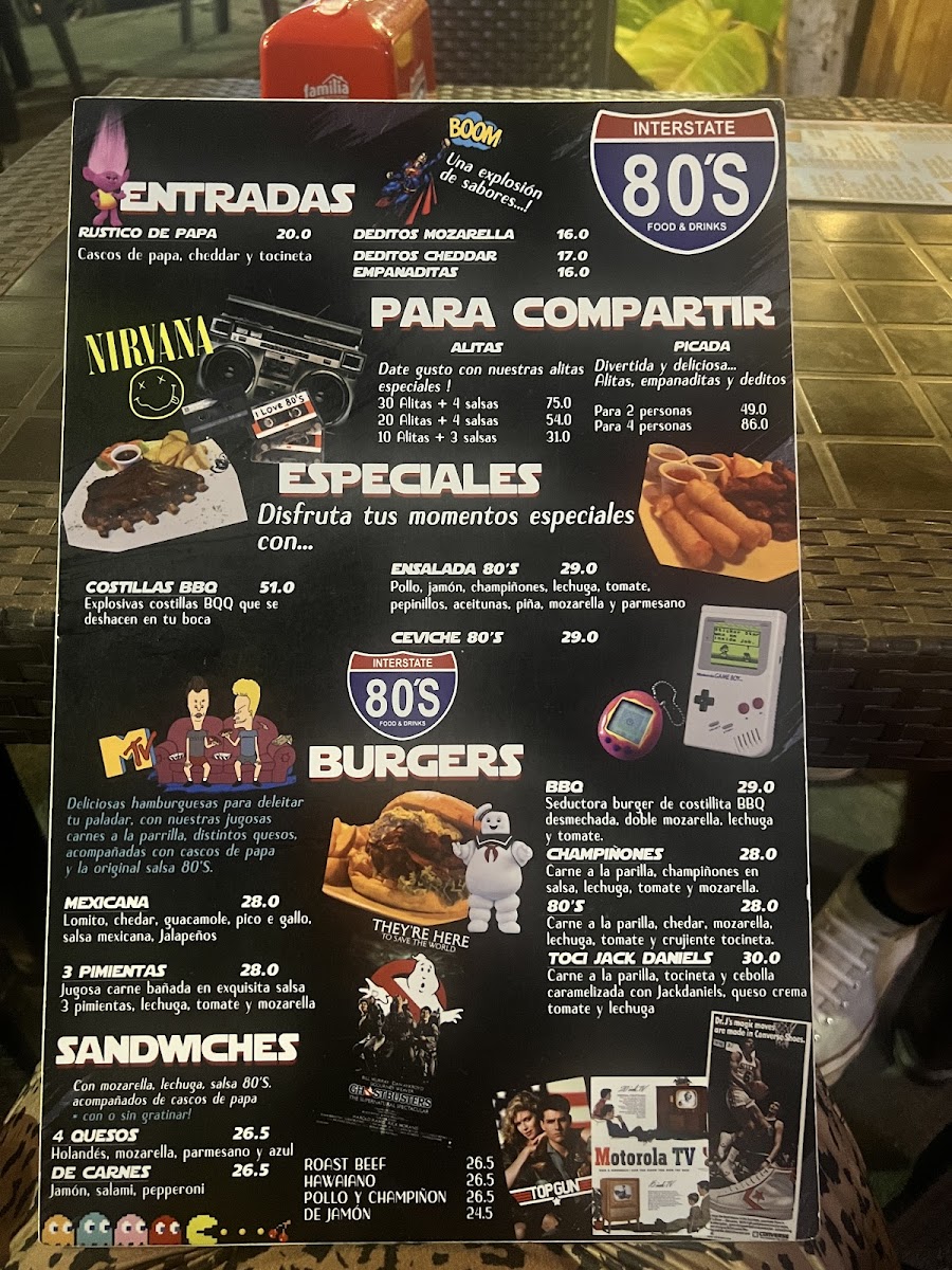 Menu Interstate 80S Food & Drinks-4