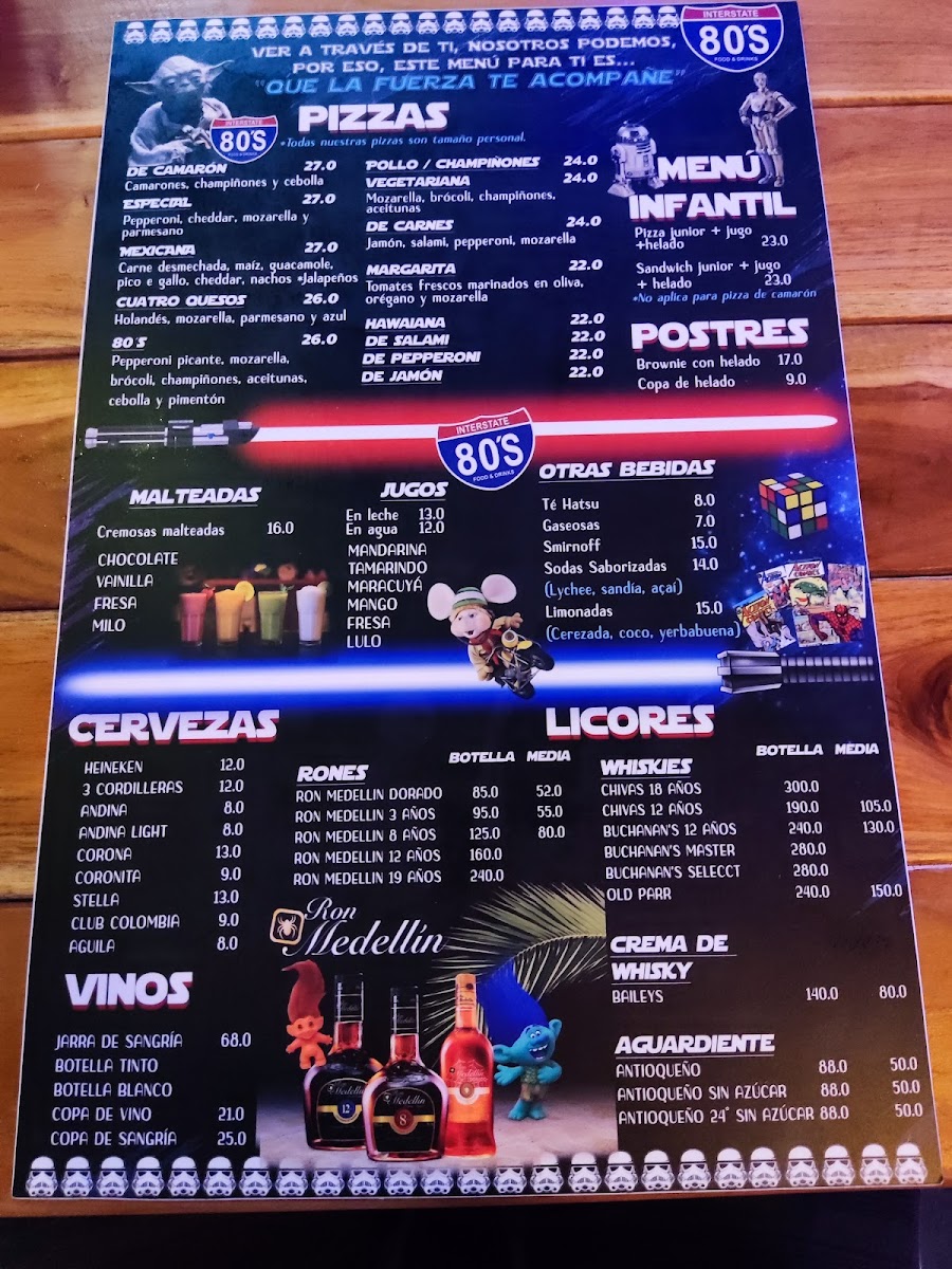 Menu Interstate 80S Food & Drinks-5