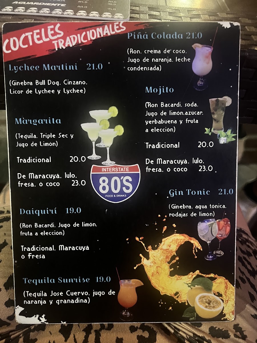 Menu Interstate 80S Food & Drinks-6