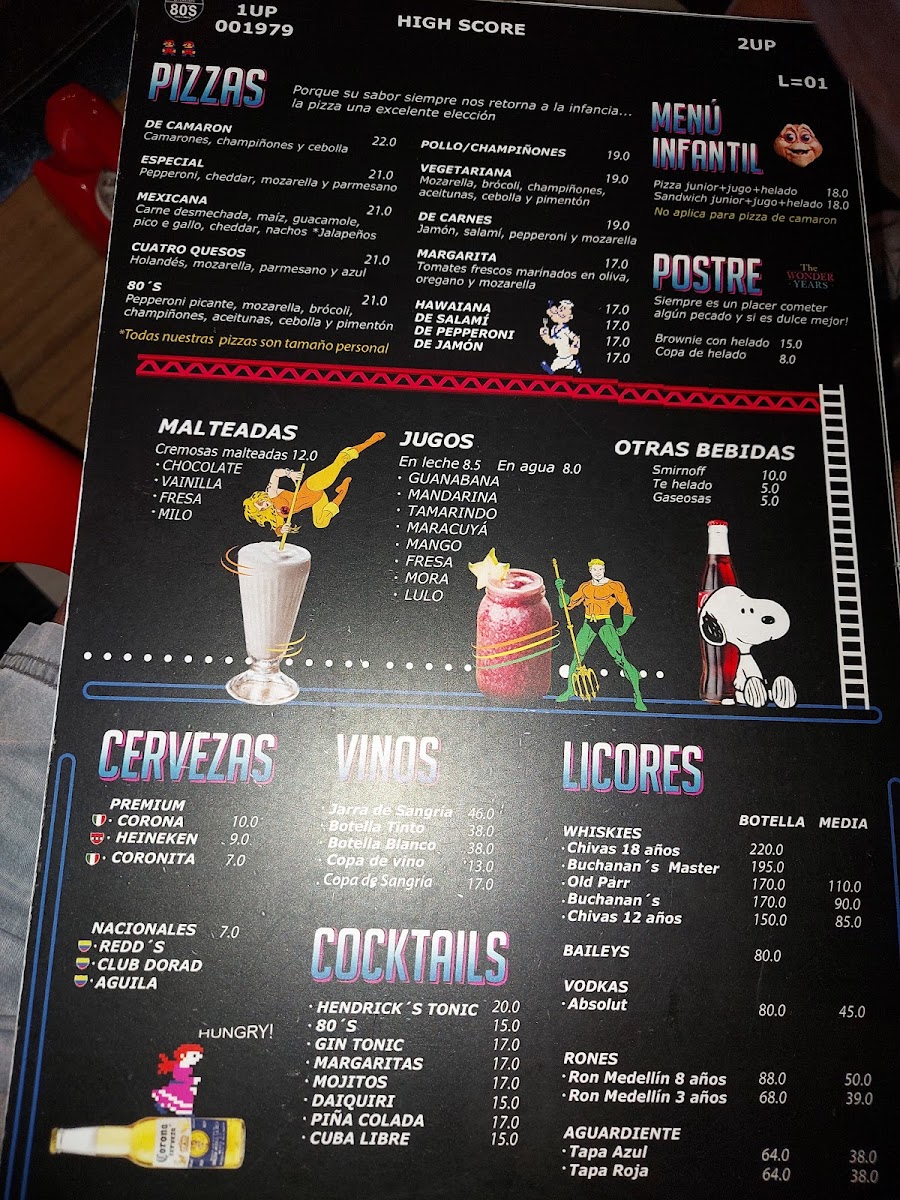 Menu Interstate 80S Food & Drinks-7